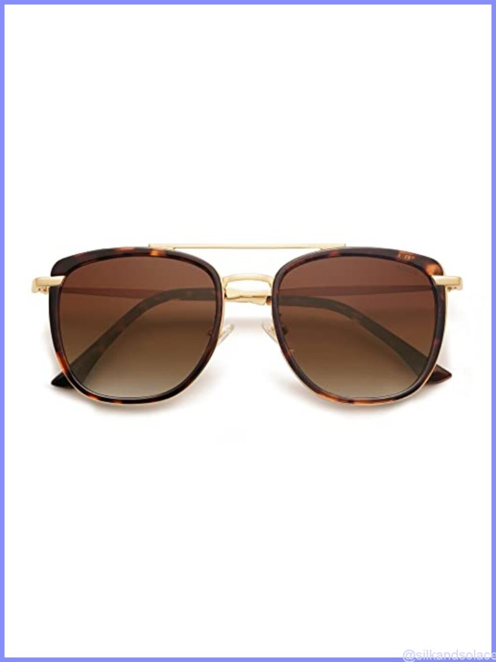 Retro Aviator Square Polarized Sunglasses UV400 Unisex